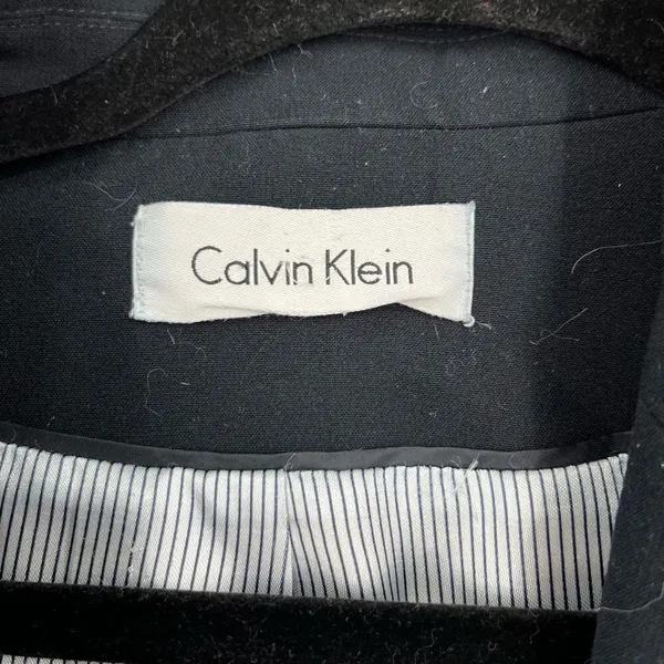 Calvin Klein Women’s Black two button Blazer‎ Small office career corporate - Image 3