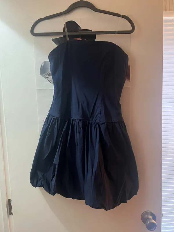 Emerald Sundae Blue Bubble Skirt Mini Dress - Image 2