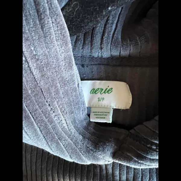 Aerie Cozy Hooded Corduroy Pullover - Image 4