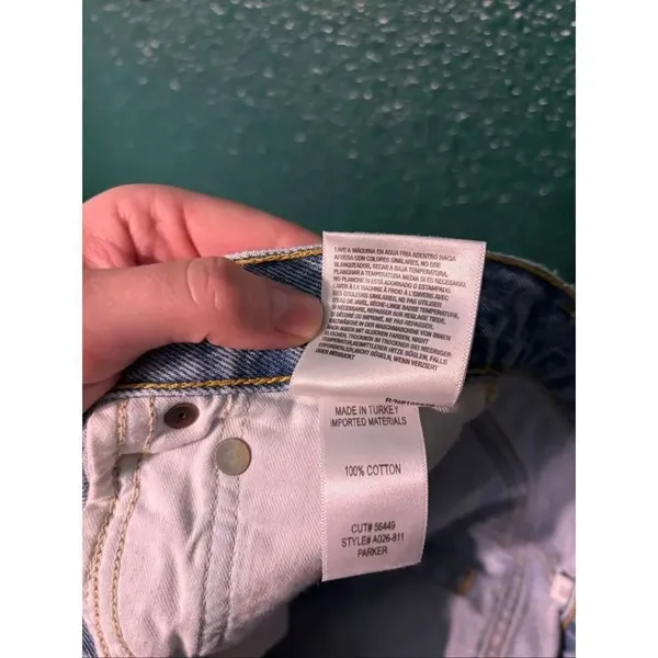 AGOLDE Parker High Rise Shorts Sz 23 - Image 3