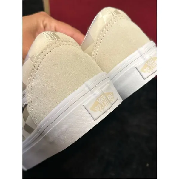 VANS old skool checkerboard lace up shoes sneakers women’s 8 new - Image 4