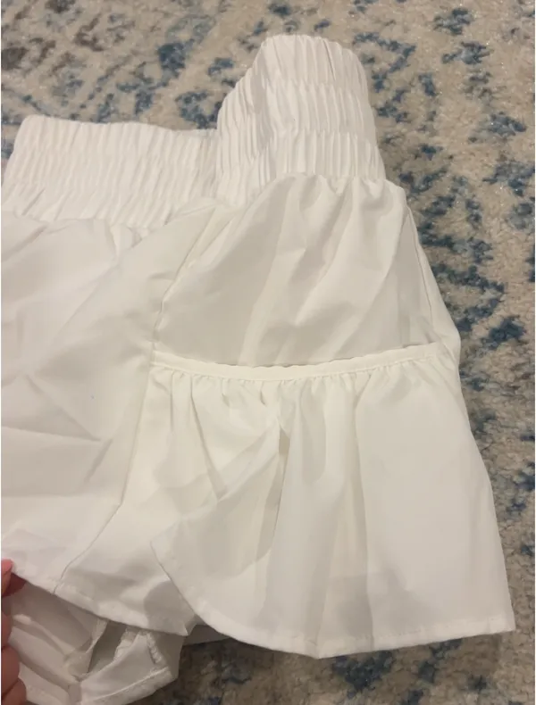 Amazon White flare shorts - Image 7