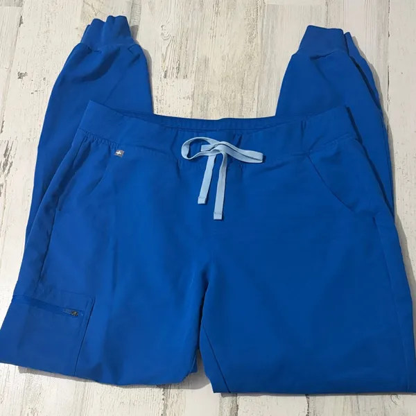 Figs Women's Blue Jogger Scrub Pants Size Large Tall - Image 3