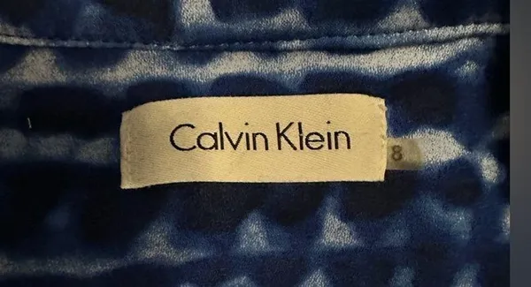 Calvin Klein blue business dress cap sleeve size 8 - Image 6