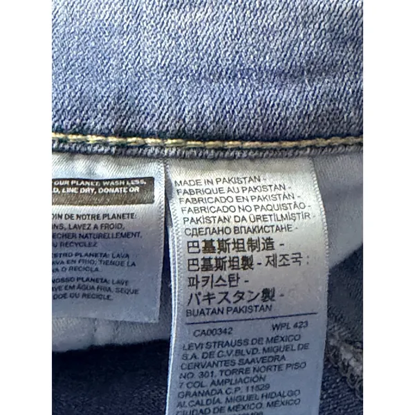 Levi's 311 Shaping Skinny Sz 34 Medium Wash Blue Stretch Denim Jeans Classic - Image 9