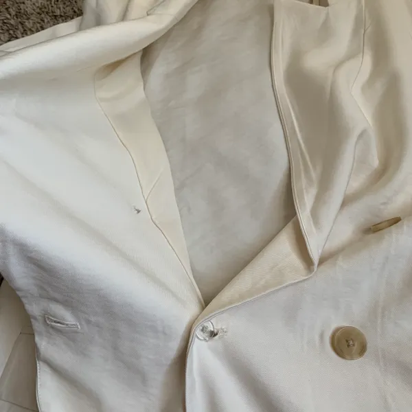 A New Day Women's Essential Blazer Cream White Medium - Image 11