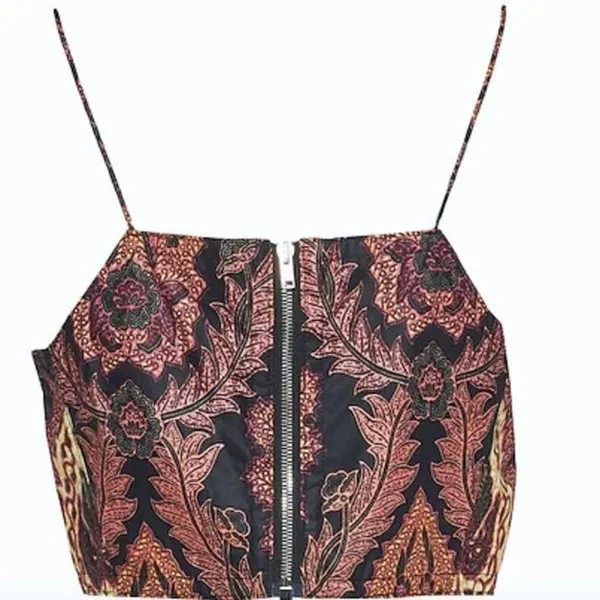 Isabel Marant Embroidered Crop Top Copper size 8 - Image 2