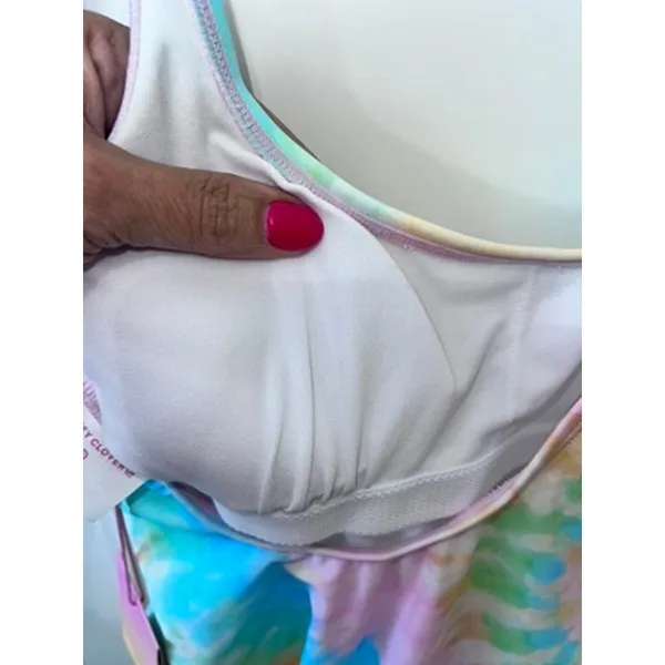 NWT Stoney Clover Lane Women's Tie-Dye‎ One Piece Swimsuit Size Small Multicolor - Image 6