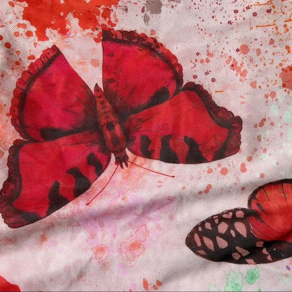 Superdown Blush Butterfly Print Dress - Image 3