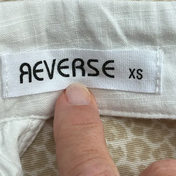 NWOT Reverse White Tiered Open Back Lined Midi Dress - Image 3