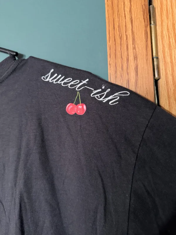 Cherry-ish You Graphic Tee Bow Cherry Y2K Baby Tee | Cute Crop Fit - Image 4