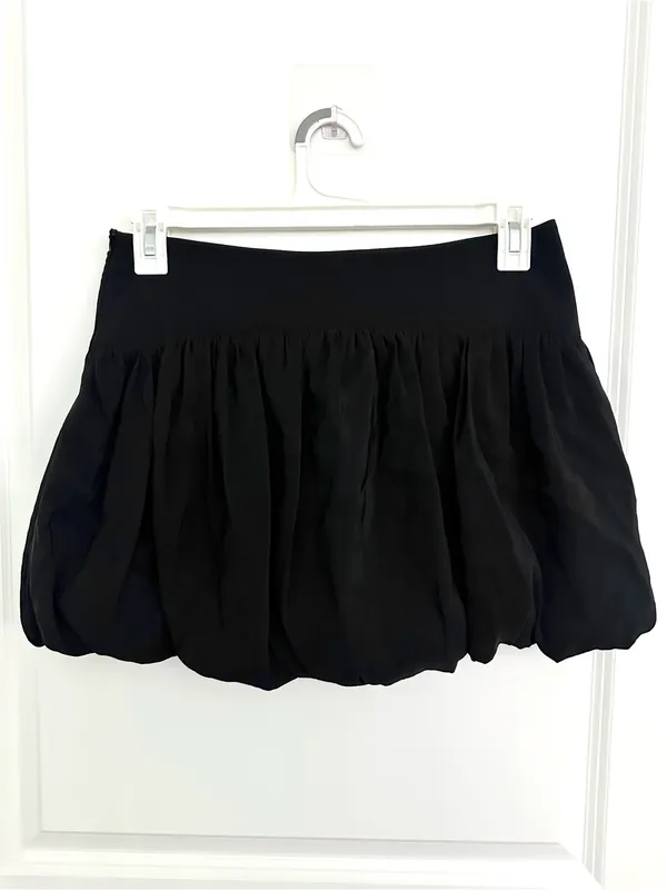 Zara Bubble Balloon Hem Mini Skirt Size Medium - Image 8
