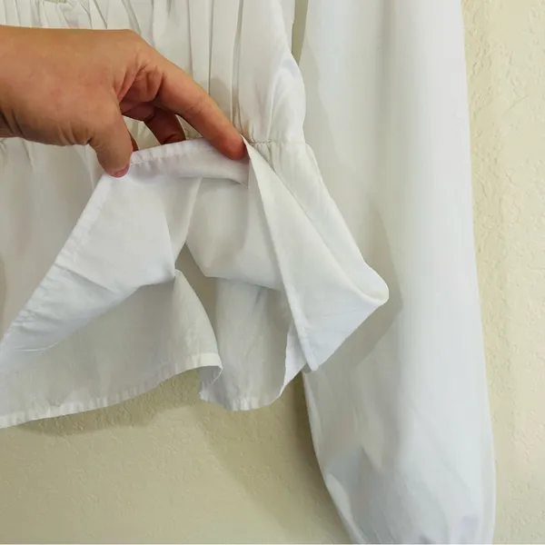Abercrombie & Fitch Babydoll Poplin Blouse - Image 6