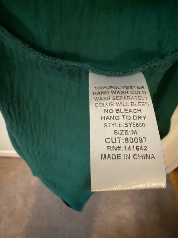 She & Sky Dress Green Smock - Image 6