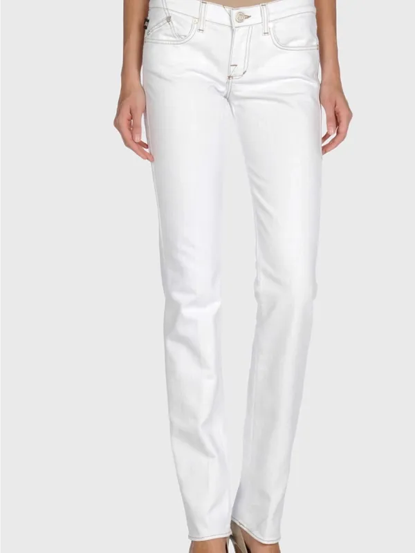 Y2K Rock & Republic low rise Cosbie brew white straight jeans size 24 - Image 2