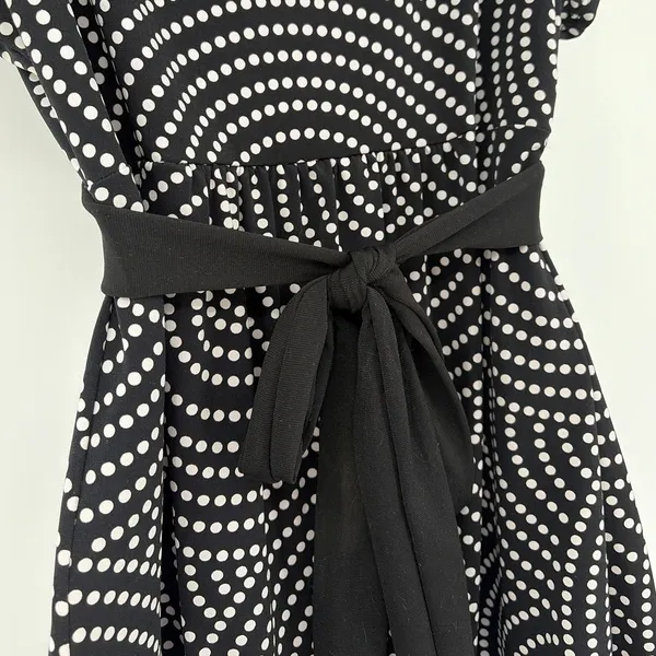 Candy Rain Polka Dot Babydoll Top Sz M Maternity Y2K Coquette Tie Back Retro - Image 5