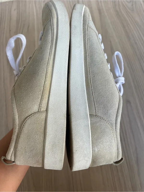 Vionic Winny Cream Suede Lace-Up Sneakers - Image 3