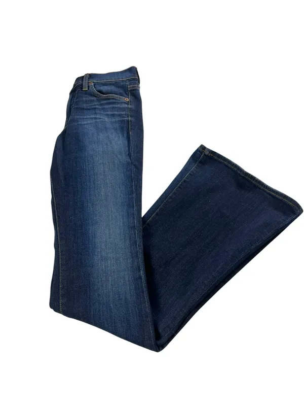 Genuine Red Engine Vintage Original Denim Mid-Rise Hip-Slimming Flare Jeans 27 - Image 16