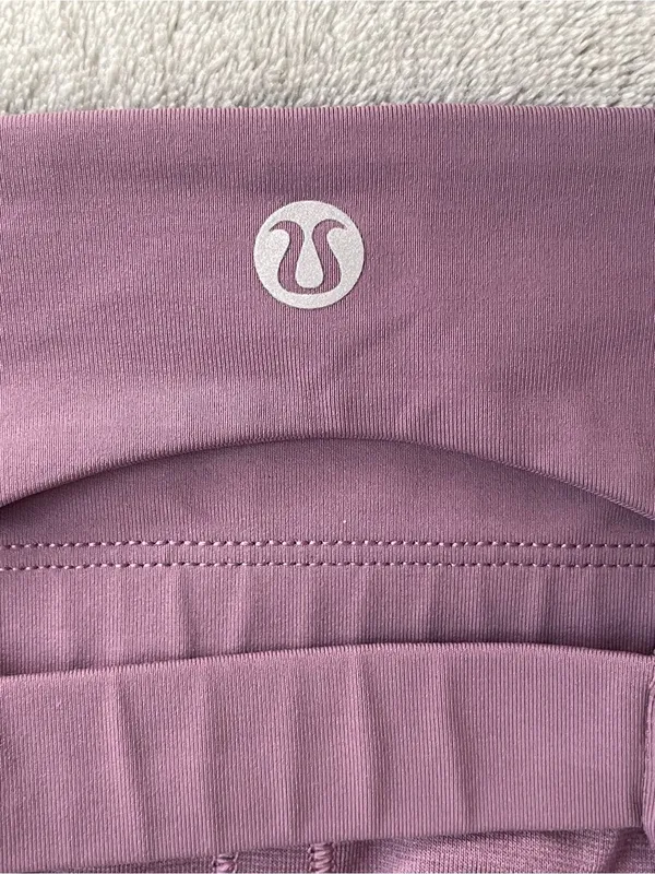 Lululemon clip in long line Lilac Sports Bra activewear yoga Pilates gym 6 - Image 4