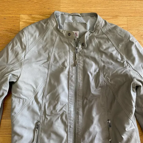 Peter Millar Soft Leather Bomber Minimalist Preppy Boho Moto Jacket M - Image 2