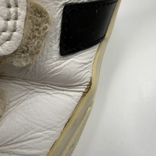VEJA Recife White Black Leather Sneakers 40 US 9 - Image 8