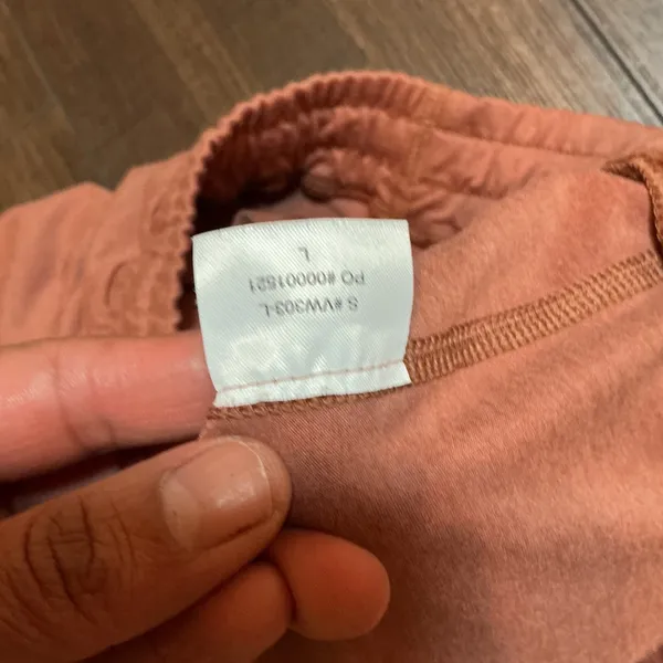 Vuori Performance Jogger Terracotta Clay Drawstring Sweatpants Large VW303-L - Image 4