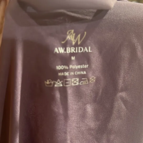 AW bridal purple robe Size M - Image 6