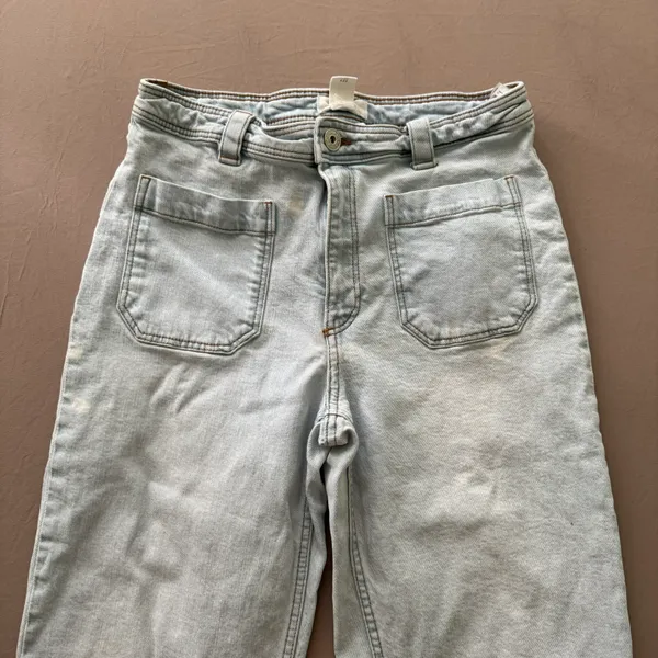 H&M Wide Leg Sailor Jeans - Image 4