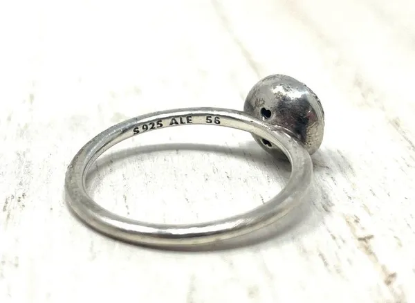 Pandora cluster dome ring, sterling silver, size 56 or 7.5 - Image 8