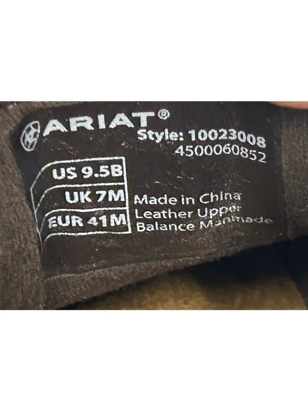 NEW Ariat Women’s Bomber Cruiser Shoes 9.5 B Brown Leather Slip On Moc Toe - Image 9