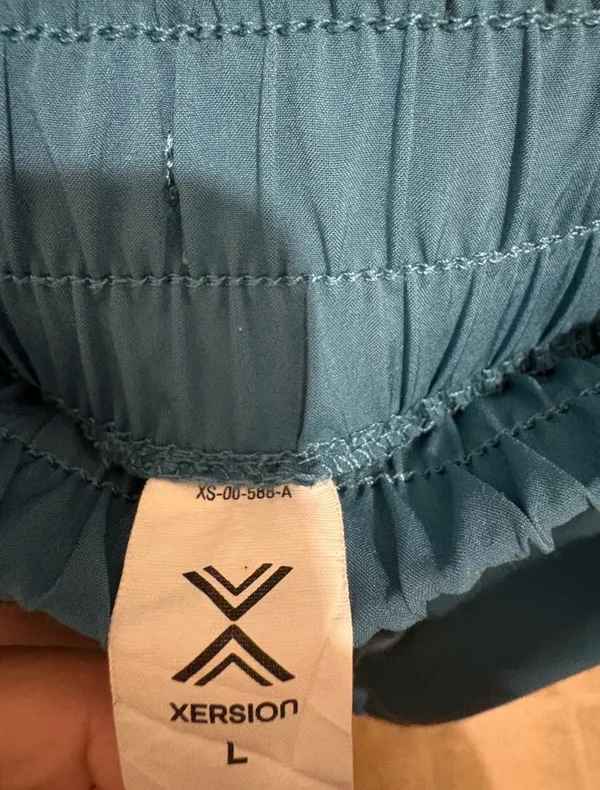Xersion Teal Elastic Waistband Joggers - Image 5
