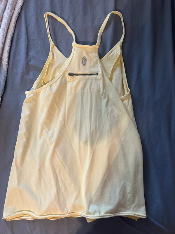 Free People Hot Shot Mini Dress yellow - Image 2
