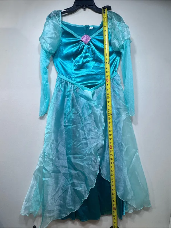 Women Mermaid Princess Sea-maid Cosplay Dress Halloween Party Gown Costume - Image 5