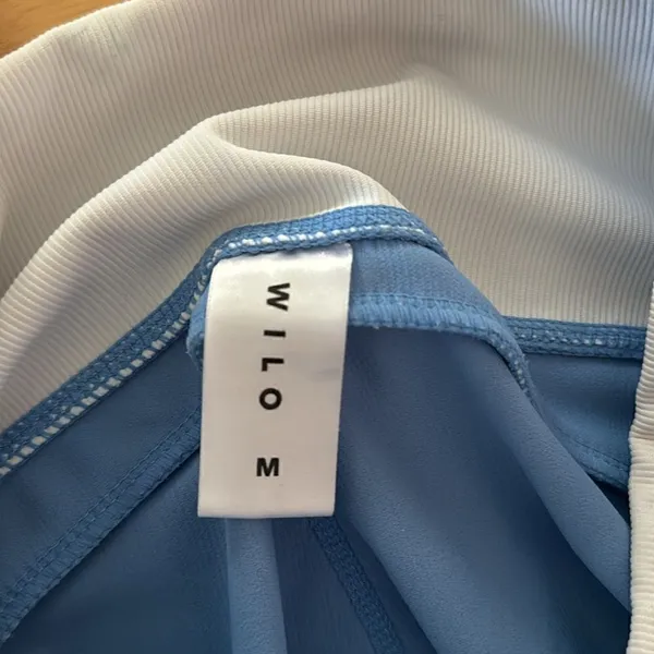 WILO blue Leggings EUC Blue Size M - Image 4