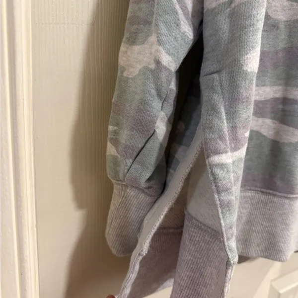 Aerie Camouflage Hooded Oversized Pullover Sweatshirt - Image 8