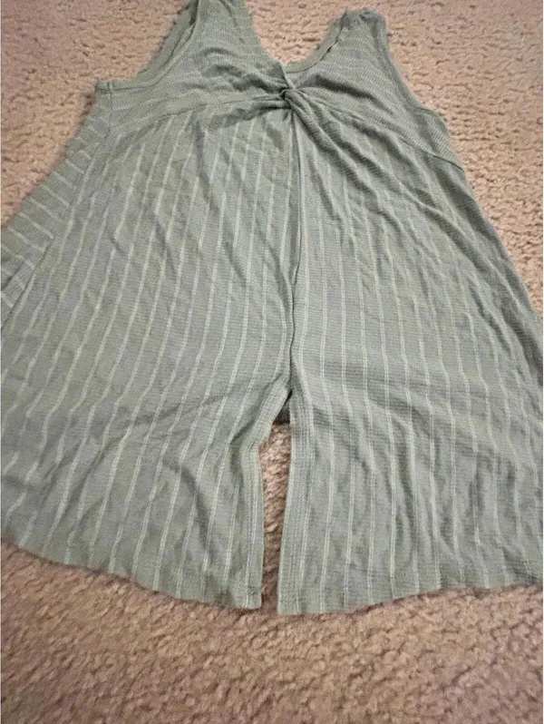 Ab56 junior top shirt green large flowy perfect for summer - Image 4