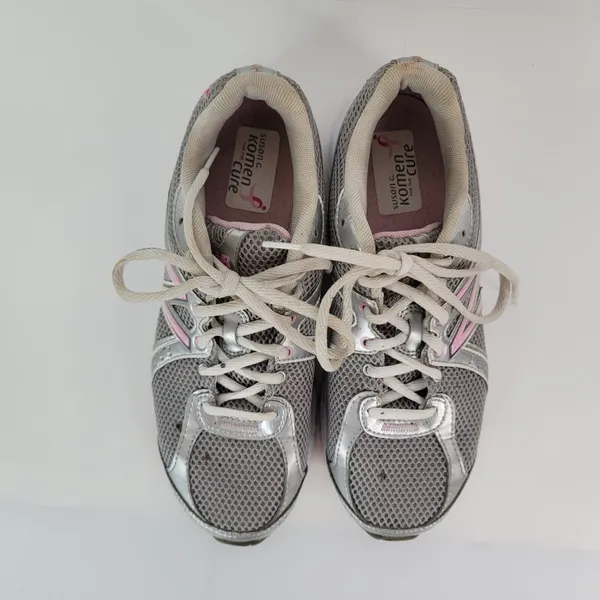 New Balance Womens Susan G Komen WW665KM Size 8 Gray Breast‎ Cancer Sneakers - Image 5