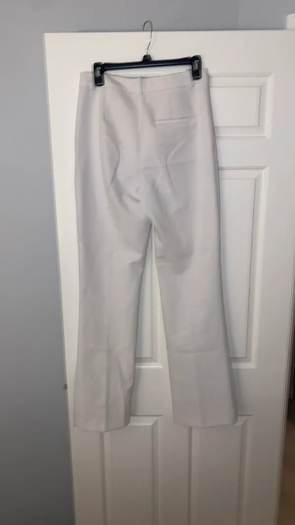 ZARA Business Pants Whitw - Image 3