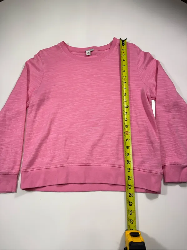J. Crew Pink Crewneck Sweatshirt - Image 3