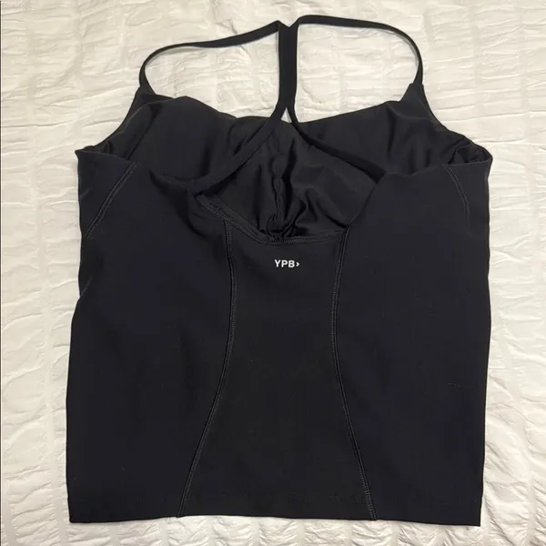 Abercrombie Black Strappy Tank Top - Image 2