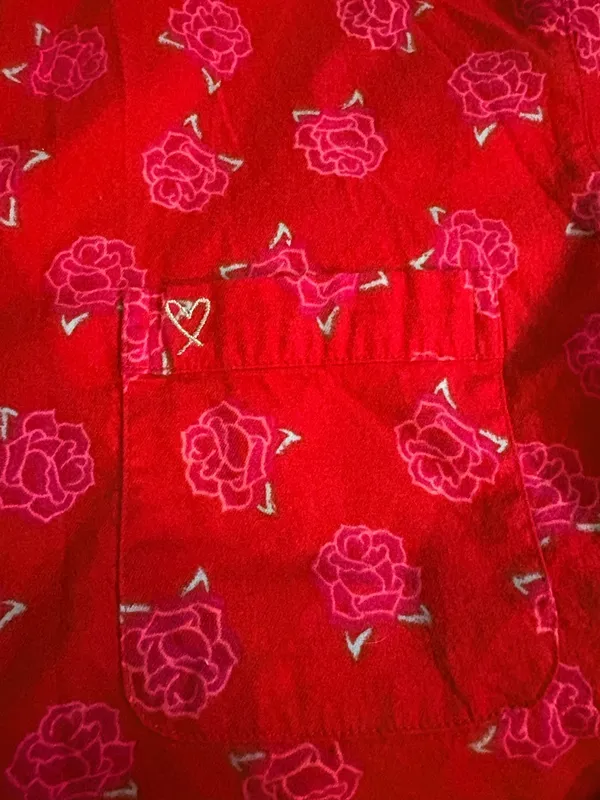 Victoria's Secret Red Floral Button-Front Pajama Set women’s vintage medium - Image 8
