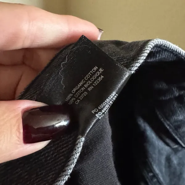 Aritzia‎ Denim Forum The BF High Rise Loose Jeans Size 29 in Black Washed - Image 9