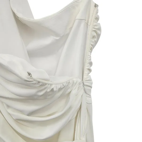 Amanda Uprichard Bexley Maxi Dress One Shoulder Long Evening‎ Gown Sz M - Image 7