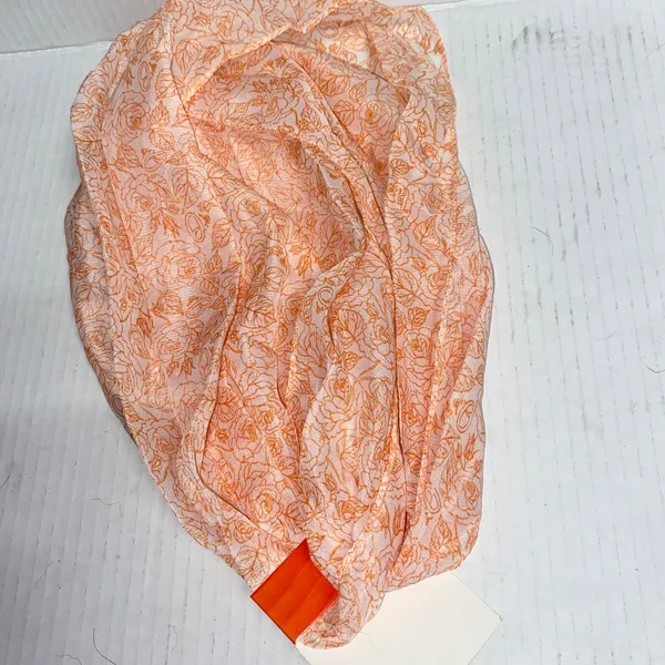 NWT Baltimore Orioles MLB Mother's Day orange White Floral Infinity Scarf Womens - Image 6