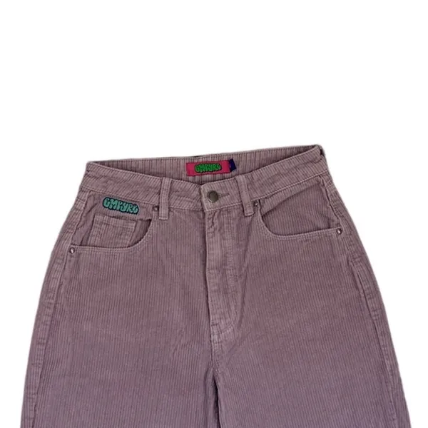 Empyre Y2K 90s Pants Baggy Corduroy Purple Wide Leg Pants Size Women's 1 - Image 4