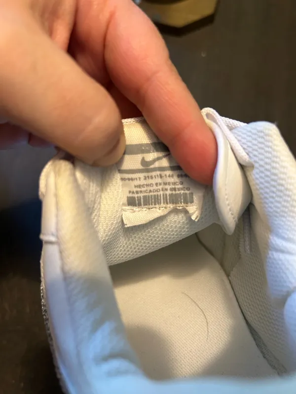 White rhinestone Nike Air Force 1 Women’s Sneakers - Image 4