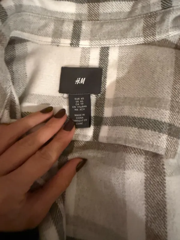 H&M Flannel Plaid Button-Up - Image 2