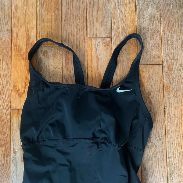 Nike Black Racerback One-Piece Swimsuit - Image 2