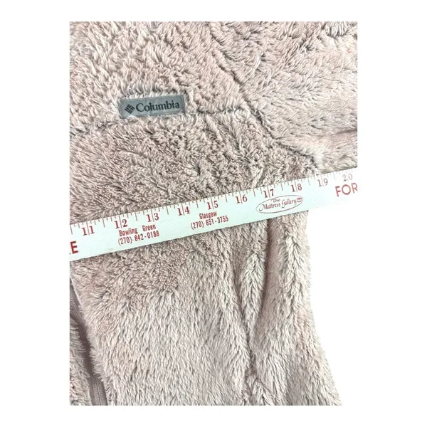 Columbia Fire Side II Sherpa Full Zip Jacket Mauve Pink Fleece Small Outdoorsy - Image 5