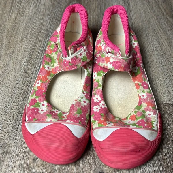Lands End Floral Shoes Size 7 - Image 10